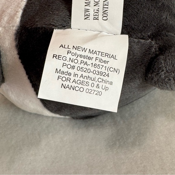 Nanco Panda Black and White 6” Squish Plush Toy - Picture 5 of 6